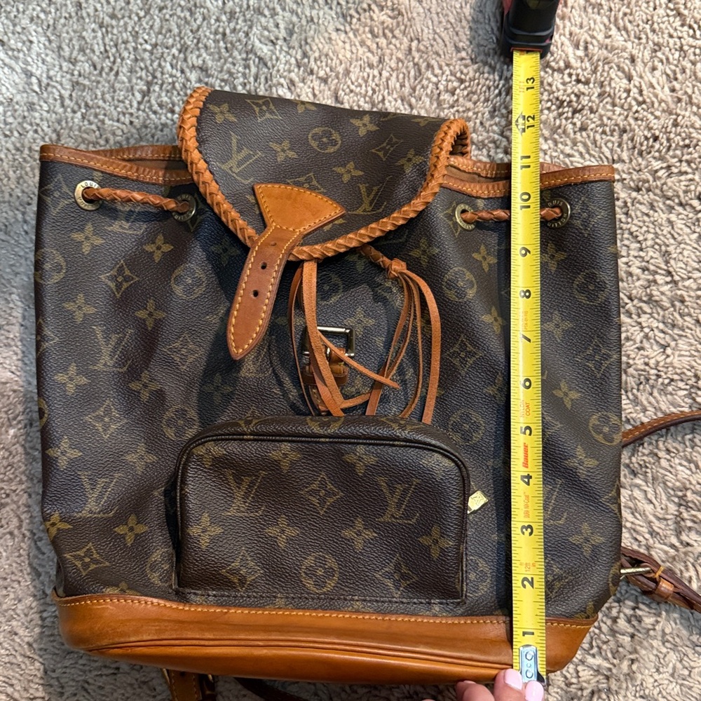 Louis Vuitton Brown and Tan Monogram Backpack - Picture 9 of 9